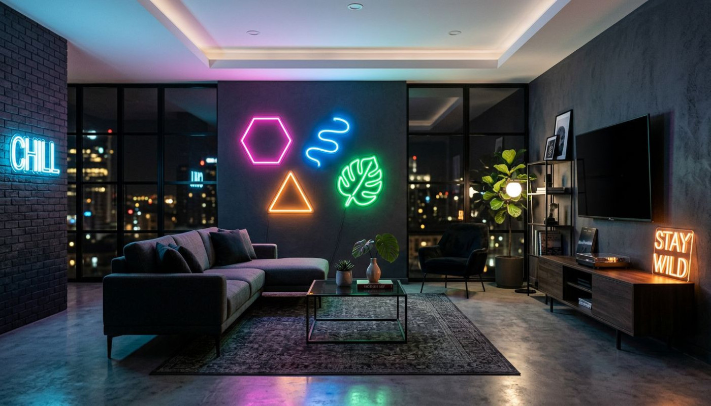 Comment les néons LED économiques transforment-ils votre déco intérieure ?